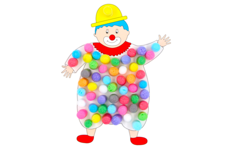 Clown Card Kit + 500 Corn Flakes - 8 Pieces - 5 - Magic maize - 10doigts.com - Magic maize – 10doigts.fr