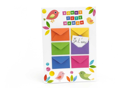 tarjeta del día de la madre mini sobres - Cartas – 10doigts.fr
