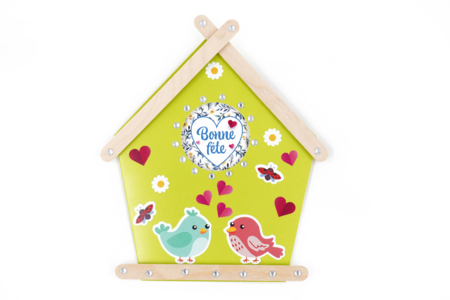 Birdhouse Cards - 4 Pieces - 3 - Parent's Day Kits - 10doigts.com - Parent's Day Kits – 10doigts.fr