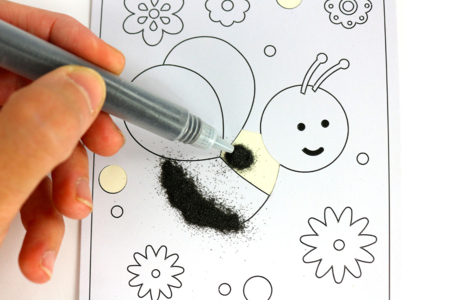 Sanding Cards, Animal Theme - 6 Cards - 11 - Colored Sand - 10doigts.com - Colored Sand – 10doigts.fr