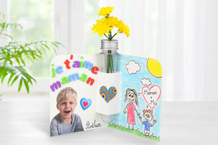 Flower Vase Cards - Set of 6 Cards - 2 - Card Making Kits - 10doigts.com - Card Making Kits – 10doigts.fr