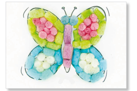 Cartes à décorer avec des flocons de maïs - Magic maize – 10doigts.fr