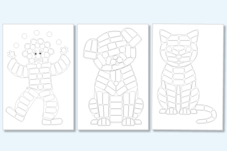 Cartes à décorer avec des flocons de maïs - Magic maize – 10doigts.fr