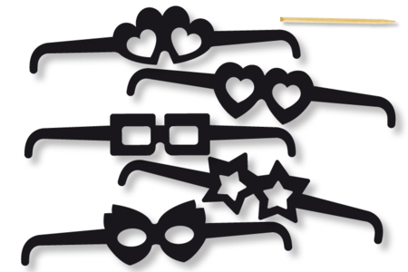 Cartes à gratter : lunettes - Scratch and Punch Cards – 10doigts.fr