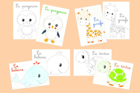 Punchable Animal Cards - 10 Cards - 3 - Scratch and Punch Cards - 10doigts.com - Scratch and Punch Cards – 10doigts.fr