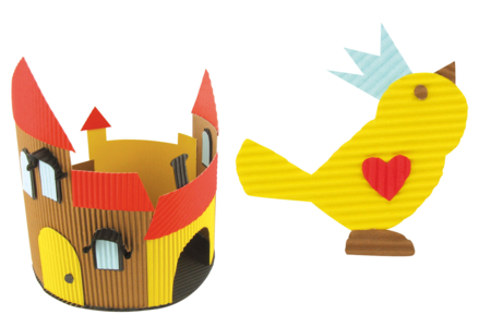 cartón ondulado niños DIY - Cartón ondulado – 10doigts.fr