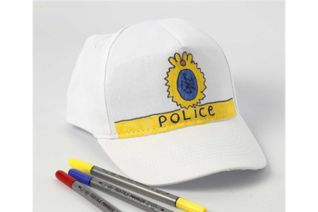 gorra de policía - Algodón, lino - Textiles – 10doigts.fr