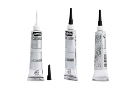 Relief Paste - Silver - 4 - Glass and Ceramics Paint - 10doigts.com - Glass and Ceramics Paint – 10doigts.fr