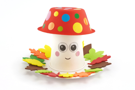 seta DIY actividad otoño niños - Actividades manuales Otoño – 10doigts.fr