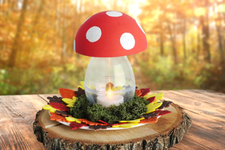 Glowing Mushroom - 1 - Autumn Crafts - 10doigts.com - Autumn Crafts – 10doigts.fr