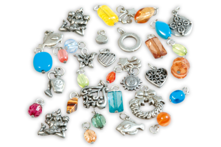 Charm plateado con anillo - Actividades manuales para la creación de tus joyas – 10doigts.fr