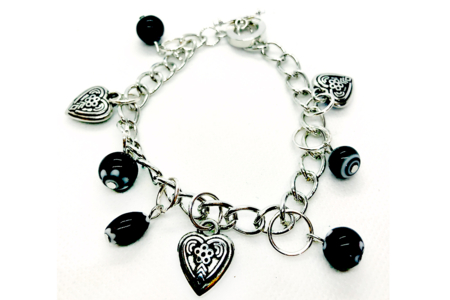 Corazón de Charm - Perlas Metalizadas, Irisadas – 10doigts.fr