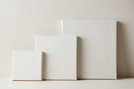 Square Frames - Linen and Cotton Blend - 1 - Stretched Frames and Canvas Boards - 10doigts.com - Stretched Frames and Canvas Boards – 10doigts.fr