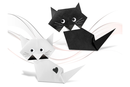 gato origami - Papel Origami – 10doigts.fr
