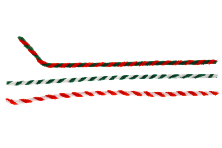 limpiapipas bicolores Navidad - Limpiapipas – 10doigts.fr