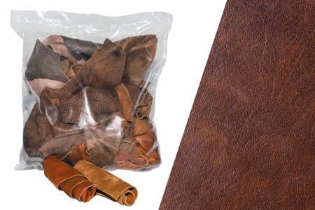 Genuine Leather Scraps, Assorted Colors - 500 g - 4 - Patchwork - Creative Haberdashery - 10doigts.com - Patchwork - Creative Haberdashery – 10doigts.fr