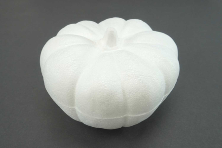 12.5 cm Styrofoam Pumpkin - 1 - Halloween Decoration Stands - 10doigts.com - Halloween Decoration Stands – 10doigts.fr