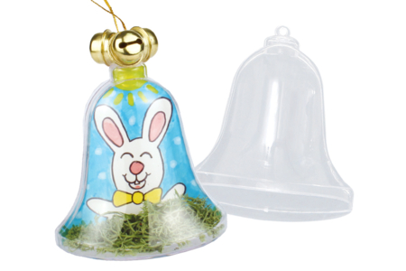 Campana de plástico transparente - Formas a garnir - Plastique – 10doigts.fr