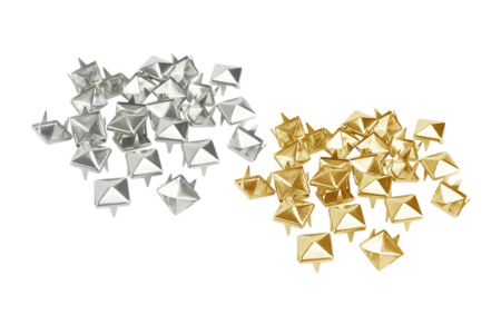 Clavos a garra, forma pirámide - 25 piezas - Clavos y remaches – 10doigts.fr