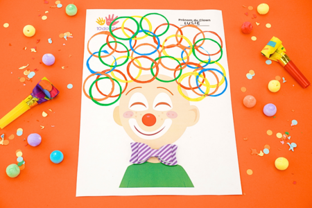 carnival clown easy painting decorations - Carnival, Mardi Gras Crafts – 10doigts.fr