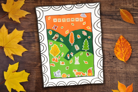 collage otoño actividad niño - Manualidades otoñales – 10doigts.fr