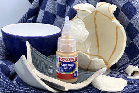 Gold Kintsugi Glue - 25 g - 1 - Specific Glues - 10doigts.com - Specific Glues – 10doigts.fr