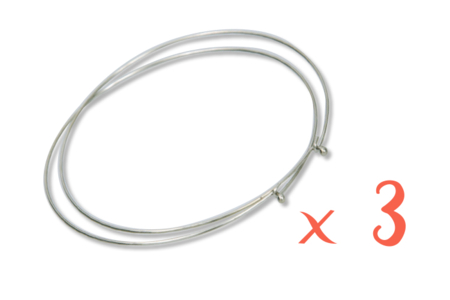 Silver Necklaces - 3 Pieces - 3 - Necklaces and Chains - 10doigts.com - Necklaces and Chains – 10doigts.fr