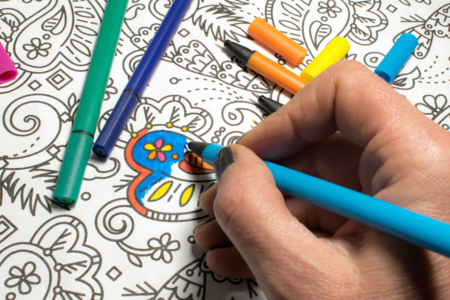 colorido de mandala con marcadores de punta fina - Rotuladores de punta fina – 10doigts.fr