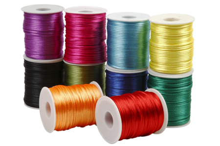 Satin Cords Ø 2 mm - 10 Pieces - 2 - Rat Tail Cord - 10doigts.com - Rat Tail Cord – 10doigts.fr
