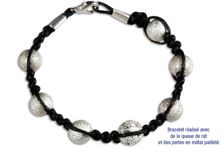 Black polyester rat tail cord - 6 - Rat Tail Cord - 10doigts.com - Rat Tail Cord – 10doigts.fr