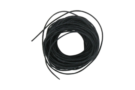 cordon de algodón encerado negro - Madeja de algodón, ovillo – 10doigts.fr