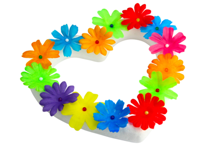 Fabric Flowers - 300 Pieces - 16 - Decorative Flowers and Leaves - 10doigts.com - Decorative Flowers and Leaves – 10doigts.fr