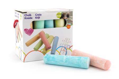 Colored Sidewalk Chalk - 1 - Chalks, Boards, Slates - 10doigts.com - Chalks, Boards, Slates – 10doigts.fr