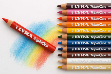 lápices lyra triple uno - Lápices de colores – 10doigts.fr