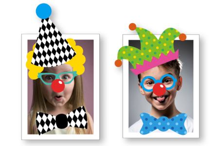 Crazy Stickers "Dress Up as a Clown" - 208 pcs - 2 - Fancy Stickers - 10doigts.com - Fancy Stickers – 10doigts.fr