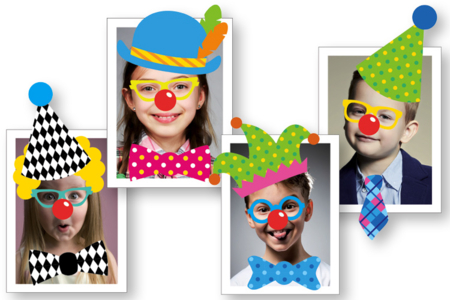 Crazy Stickers "Dress Up as a Clown" - 208 pcs - 1 - Fancy Stickers - 10doigts.com - Fancy Stickers – 10doigts.fr