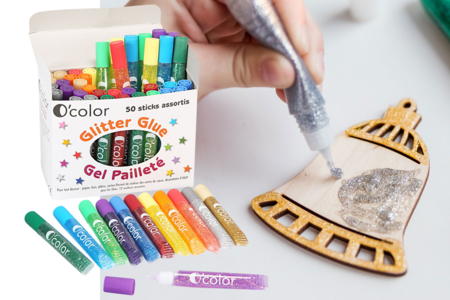 déco colle paillettes - 3D Effect Glue – 10doigts.fr