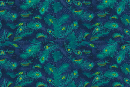 Lienzo pavo real - Papel DECOPATCH – 10doigts.fr