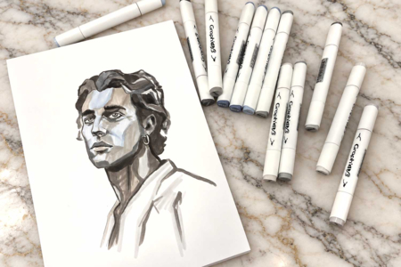 Graph It Grey Marker Drawing - Alcohol Markers – 10doigts.fr