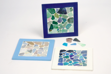 Mosaicos multicolores en vidrio pulido - 2 kg - Mosaicos de vidrio – 10doigts.fr