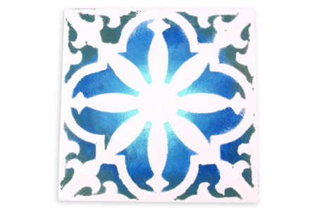Cement Tile Stencils - 6 Stencils - 12 - Stencil Border - 10doigts.com - Stencil Border – 10doigts.fr
