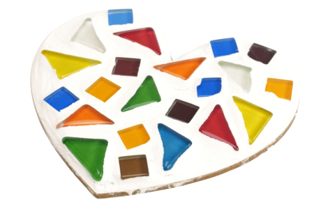 posavasos corazón - Siluetas de madera – 10doigts.fr