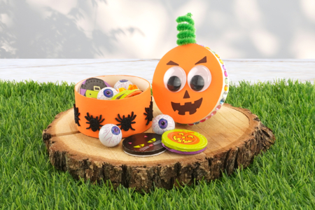 DIY caja calabaza Halloween - Actividades manuales Halloween – 10doigts.fr