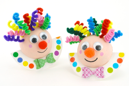 DIY payaso niño - Actividades manuales Carnaval, Martes de Carnaval – 10doigts.fr