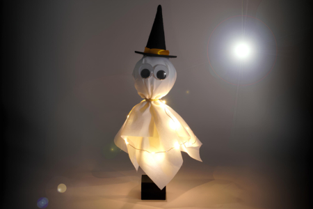 DIY halloween fantasma niños - Actividades manuales Halloween – 10doigts.fr