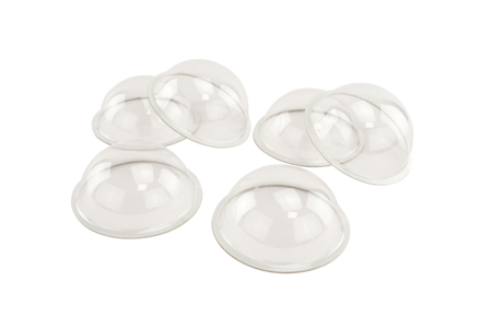 Transparent Adhesive Domes - 6 Pieces - 3 - Transparent Plastic - 10doigts.com - Transparent Plastic – 10doigts.fr