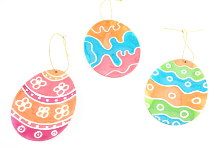 drawing gum oeuf de paques - Actividades manuales DIY Pascua – 10doigts.fr