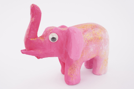 Mache Paper Elephant - 4 - Cardboard Animals - 10doigts.com - Cardboard Animals – 10doigts.fr