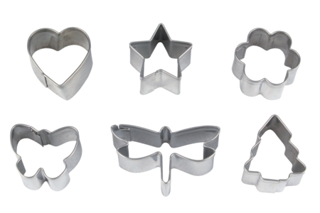 Metal Cookie Cutters - 6 Pieces - 1 - Creative Cookie Cutters for Kids - 10doigts.com - Creative Cookie Cutters for Kids – 10doigts.fr