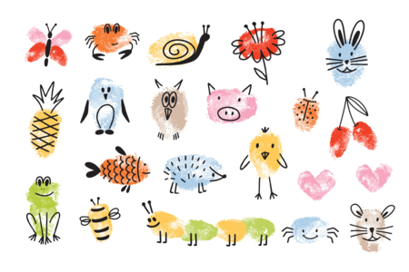 Giant Ink Pads - 6 Assorted Colors - 3 - Ink Pads - 10doigts.com - Ink Pads – 10doigts.fr